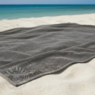 Elastische badstof anthracite