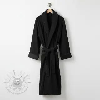 Elastische badstof black
