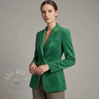 Suèdestof stretch SCUBA dark green