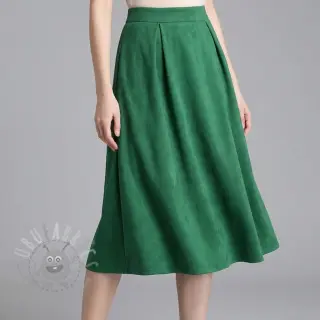 Suèdestof stretch SCUBA dark green