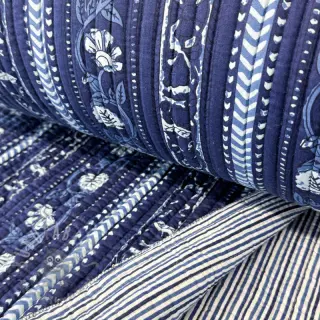 Katoenen stof QUILT Gange bleu