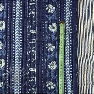 Katoenen stof QUILT Gange bleu