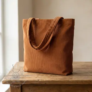 Babyrib cord cognac
