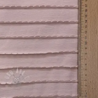 Tricot RUFFLES powder pink