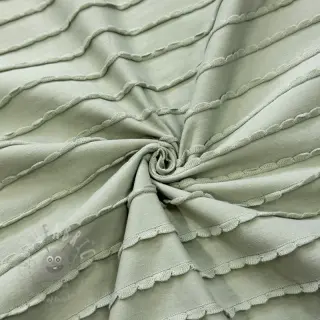 Tricot RUFFLES sage