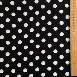 Viskóza RADIANCE Polka dot black
