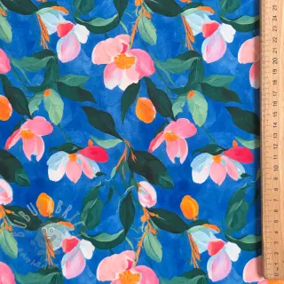 Viscose STRETCH Flowers Dorothia digital print