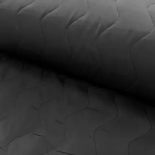 Prešívaná látka ZIG ZAG black
