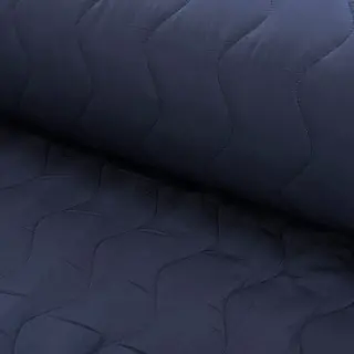 Prešívaná látka ZIG ZAG navy
