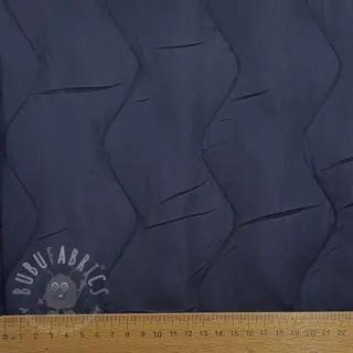 Gewatteerde stof ZIG ZAG navy