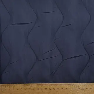Prešívaná látka ZIG ZAG navy