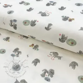 Tricot Dogs digital print ORGANIC