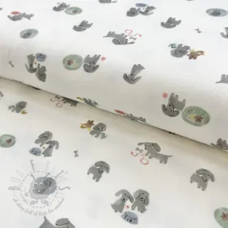 Tricot Dogs digital print ORGANIC