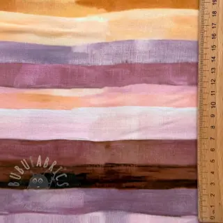 Viscose RADIANCE Stripes lavender digital print