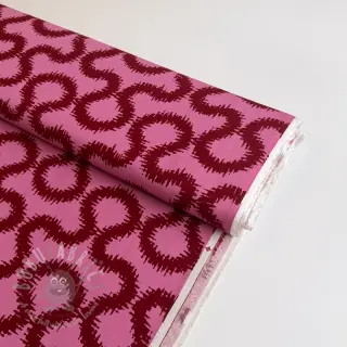Viscose STRETCH Abstract pink