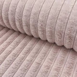 Umelá kožušina Stripes Luxe old rose