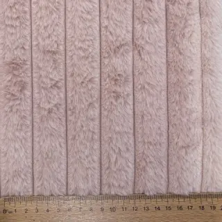 Umelá kožušina Stripes Luxe old rose