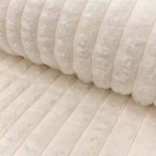 Umelá kožušina Stripes Luxe ecru