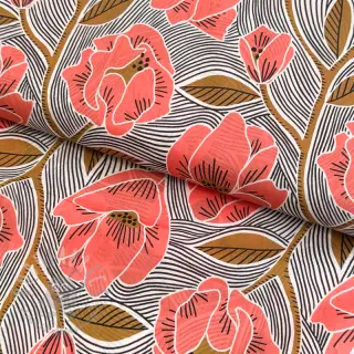 Katoenen stof VOILE Timi flowers