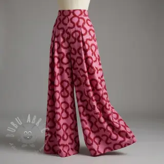 Viscose STRETCH Abstract pink