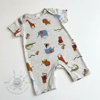 Tricot Safari melange light grey