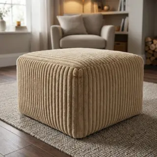 Umelá kožušina Stripes Luxe beige