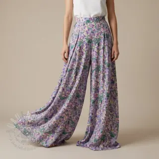 Viscose SATIN Flowers Jamie digital print
