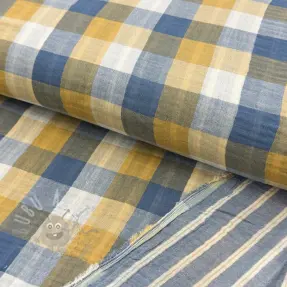 Dubbelgaas/mousseline DOUBLE SIDED Summer Check