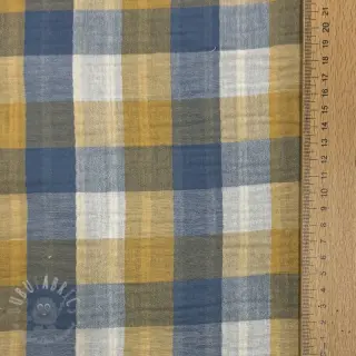 Dubbelgaas/mousseline DOUBLE SIDED Summer Check