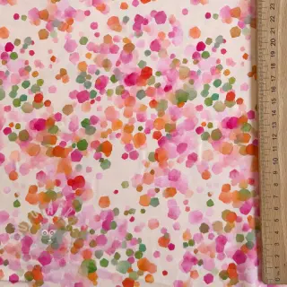 Viscose SATIN Dots digital print