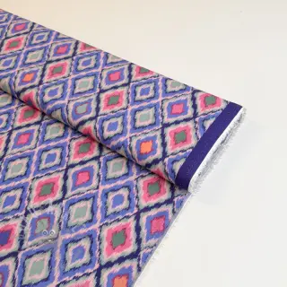 Viscose RADIANCE Abstract purple digital print