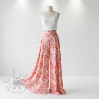 Viscose SATIN Dots digital print
