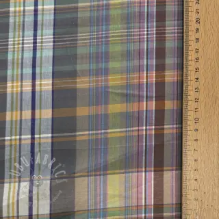 Katoenen stof YARN DYED Check Nina multi