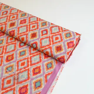 Viscose RADIANCE Abstract orange digital print