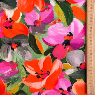 Viscose ECOVERO Flowers multi digital print