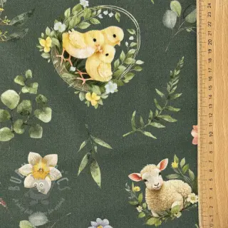 Decoratiestof Bohemian Easter Mood digital print