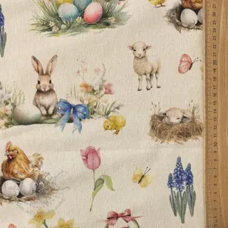 Decoratiestof Easter Garden Joy digital print