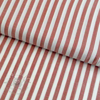 Viscose YARN DYED Stripes SMALL orange