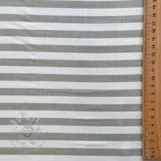 Viscose YARN DYED Stripes SMALL green