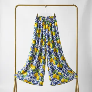 Bavlnená látka VISCOSE Lemons digital print