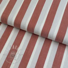 Viscose YARN DYED Stripes BIG orange