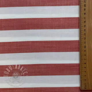 Viscose YARN DYED Stripes BIG orange