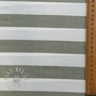 Viscose YARN DYED Stripes BIG green