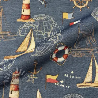 Decoratiestof GOBELIN premium Coast Lighthouse Sea