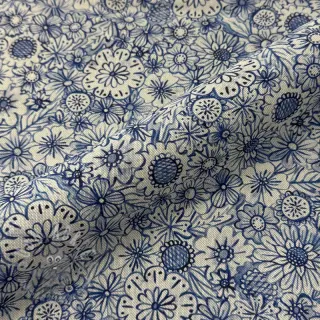 Decoratiestof Linenlook Bloom Fully Mix digital print
