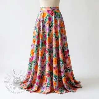 Viscose RADIANCE Flowers Lirie digital print