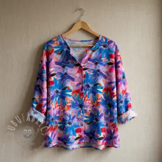 Viscose ECOVERO Flowers design D digital print