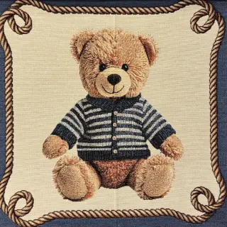 Dekoračná látka GOBELIN PREMIUM Teddy Bear Nautic PANEL