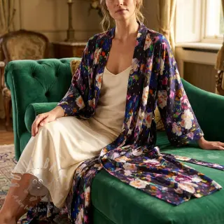 Viscose LUREX Flower Tanja digital print