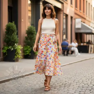 Viscose RADIANCE Flowers Jaja digital print